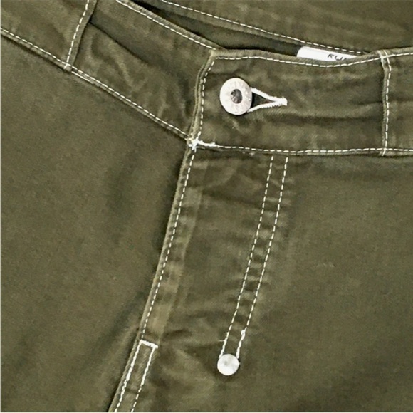 RUFSKIN BYRON STRETCH TWILL 5-POCKET JEANS OLIVE Size 32 - Picture 7 of 8